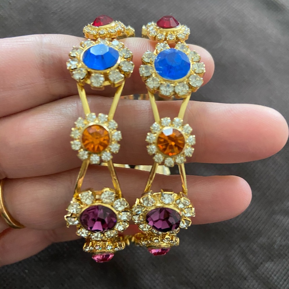 Pair of Beautiful Multicolor Bangles / Bracelets